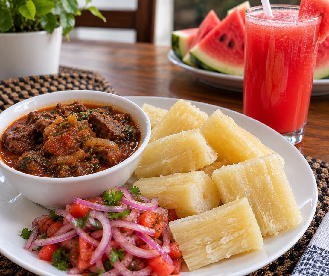 Nyama na Muhogo
